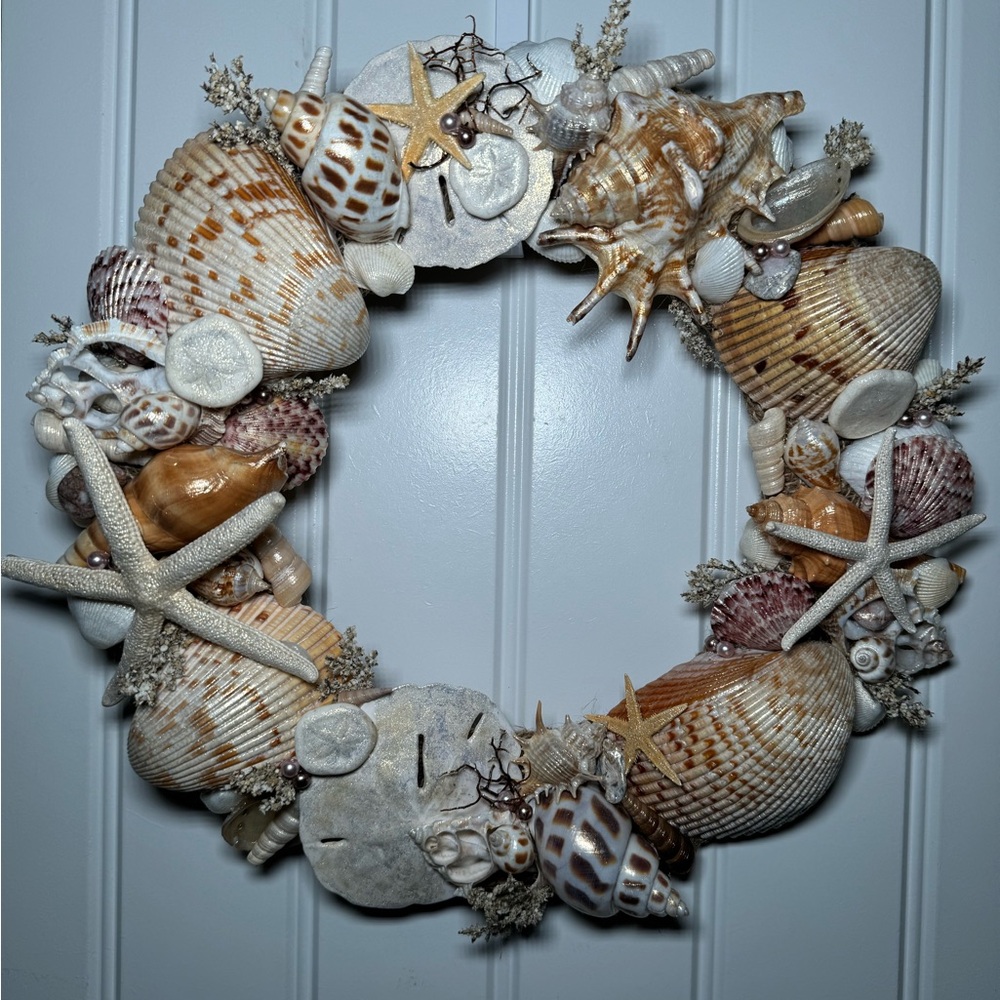 COPY -seashell wreath 13”